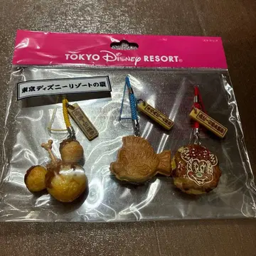 디즈니 스트랩 세트 미키 미니 플라운더 인어공주