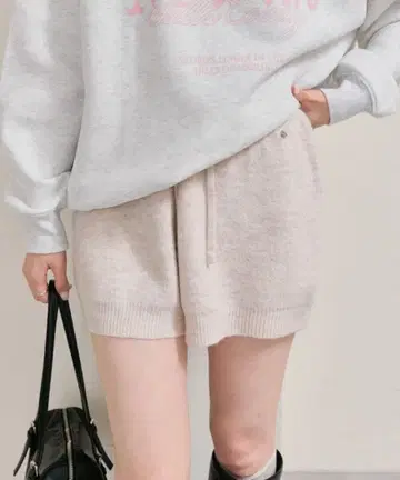 mystic 플레이트 포함 니트 팬츠