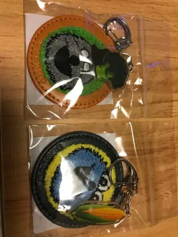 사가라 자수 키링 2개 세트