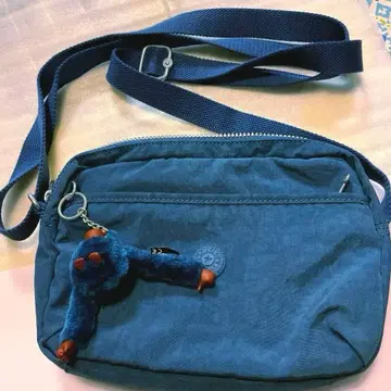 Kipling 다크 블루 그린 숄더백