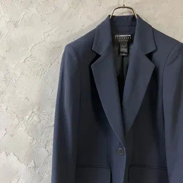 Liz Claiborne 테일러드 자켓 심플 네이비 LO18