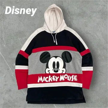[굿 디자인] 디즈니 후드티 미키 대형 90s L 구하기 어려움