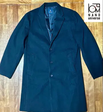 새상품급! NANO UNIVERSE 블랙 체스터 코트 L