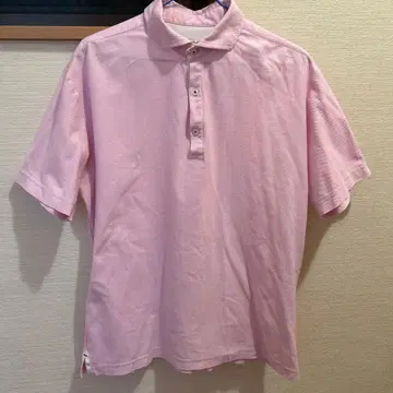 MEN'S MELROSE 핑크 피케 셔츠 XL