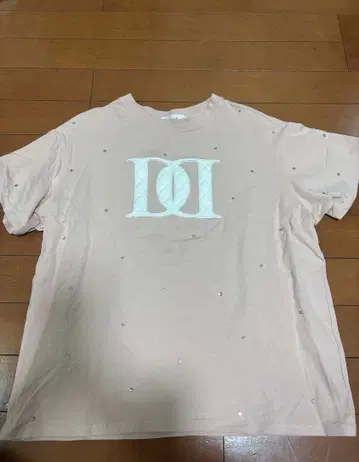 Darich 핑크 반팔 T셔츠 로고 포함