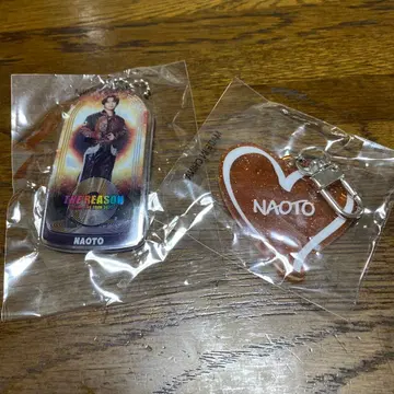 EXILE 라이브 가챠 NAOTO 라메 네임 키링과 클리어 참