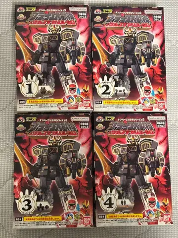 미니프라 고쥬우쟈 블랙 대수신 1~4 세트