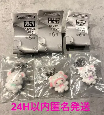 산리오 메지루시 액세서리 복슬복슬 스노우 마이멜로디 쿠로미 포차코