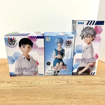 에반게리온 신극장판 피규어 3종 세트 신지, 카오루, 레이