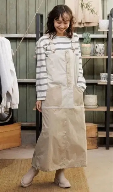 니코앤드 리메이크풍 점퍼 스커트