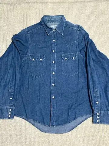 ROCKMOUNT 데님 웨스턴 셔츠 80년대 USA제