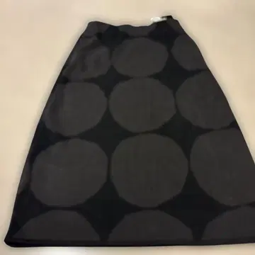 유니클로 marimekko 큰 원 무늬 타이트 스커트 M
