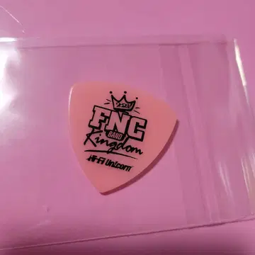 FNC BAND Kingdom 핑크 기타 피크