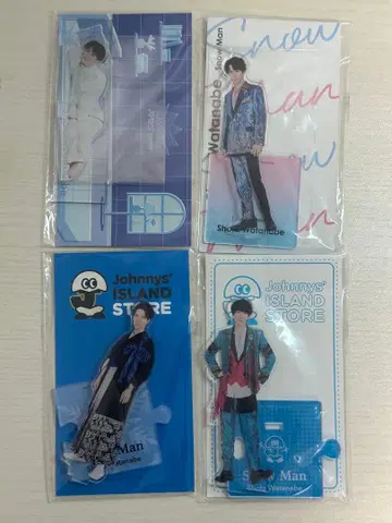 Snow Man 와타나베 아크릴 스탠드 4개 세트