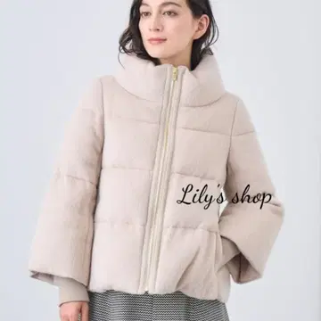 아나이 알파카 샤기 다운 코트