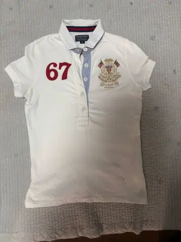 폴로 랄프로렌 자수 피케 셔츠 반팔 티셔츠 빅 로고