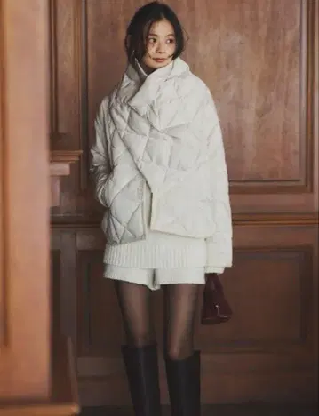 [ TAION x anuans ] 스톨 세트 미들 다운