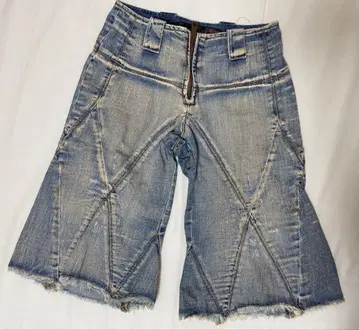 유니크 컷 데님 팬츠 27