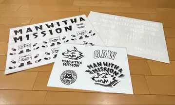 MAN WITH A MISSION 스티커 3종 세트