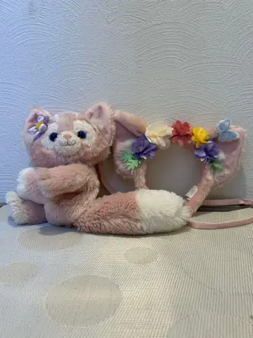 리나벨 머리띠 봉제 인형 미니백