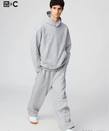 UNIQLO C 맨투맨 와이드 팬츠 M
