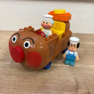 호빵맨 블록 라보 모두 함께 외출! 커다란 호빵맨 호