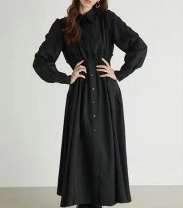 rienda 펄 서스펜더 라메 원피스 블랙 S 사이즈