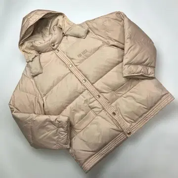 핑크하우스 핑크 로고 자수 패딩 자켓