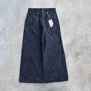 NO/FAITH STUDIOS RAW DENIM LOOSE FIT 블랙