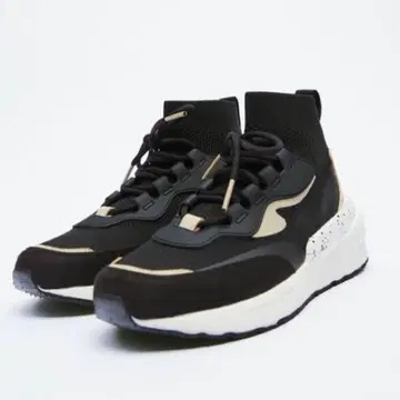 [ 새상품급 ] ZARA 대비 하이컷 스니커즈 통굽