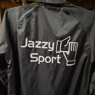 Jazzy Sport 블랙 나일론 자켓