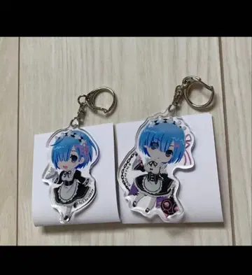 리제로 렘  아크릴 키링 2점 레어