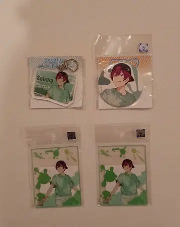 쿨한 애들 온라인 복권 아크릴 키링 & 카드 캔뱃지 사계절 소마