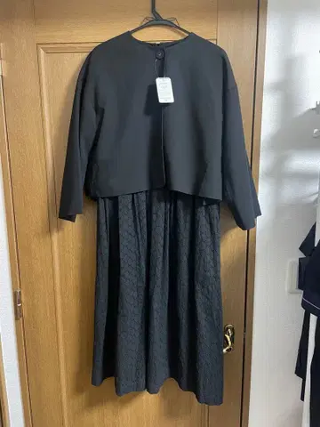 [ 새상품 미사용품 ] 원피스 자켓 블랙 셋업