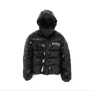 godsavage 후드 부착 다운 자켓 블랙