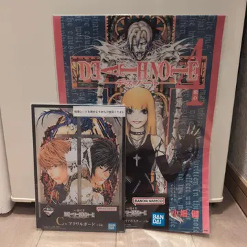 제일복권 DEATH NOTE 아크릴 보드 클리어 포스터