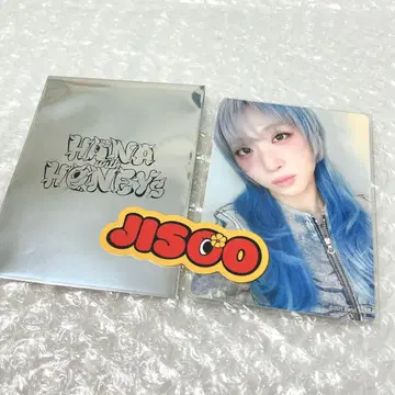 HANA 팬미팅 포토 카드 셀카 JISOO 지수 스티커