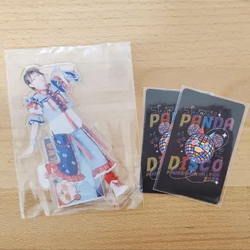 팬더 드래곤 팟치 아크릴 스탠드 트레이딩 카드 세트