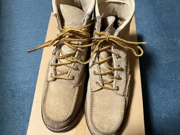 치페와 베이지 스웨이드 워크 부츠