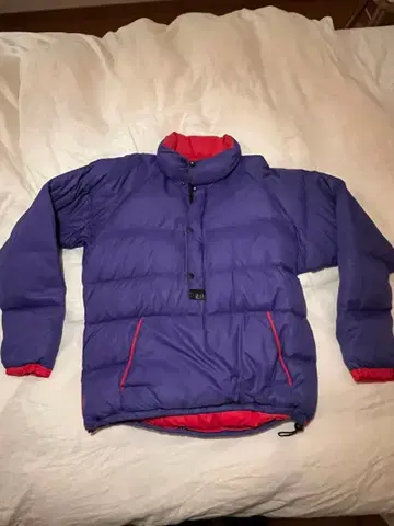 Rab 다운 자켓 보라색/빨간색 made in England 영국제
