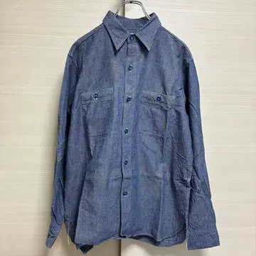 버즈릭슨 BR25995 블루 샴브레이 워크 셔츠 M