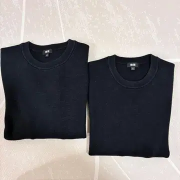 UNIQLO 워셔블 밀라노 리브 크루넥 스웨터