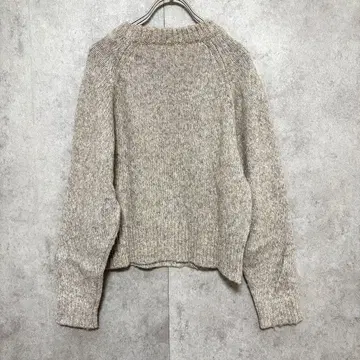 새상품급 BY 유나이티드 애로우즈 라메 혼방 니트 스웨터 FREE 베이지