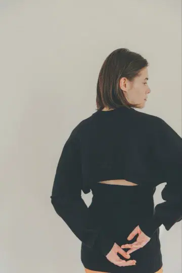 CLANE 택 포함 새상품 어레인지 세퍼레이트 니트 상의 클라네 3WAY