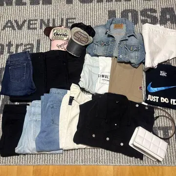 여성용 의류 M 데님 청바지 묶음 판매