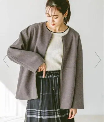 가벼운 스트레치 미들 코트 M