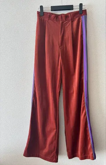 F/CE. 오렌지 사이드 스트라이프 팬츠 M