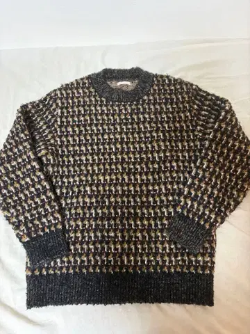 HEUGN 멀티 컬러 니트 스웨터