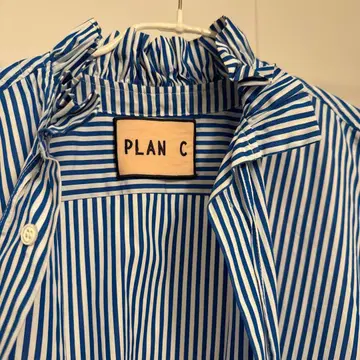 PLAN C 스트라이프 셔츠 긴팔