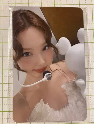 TWICE 실리콘 라이트 트레이딩 카드 나연